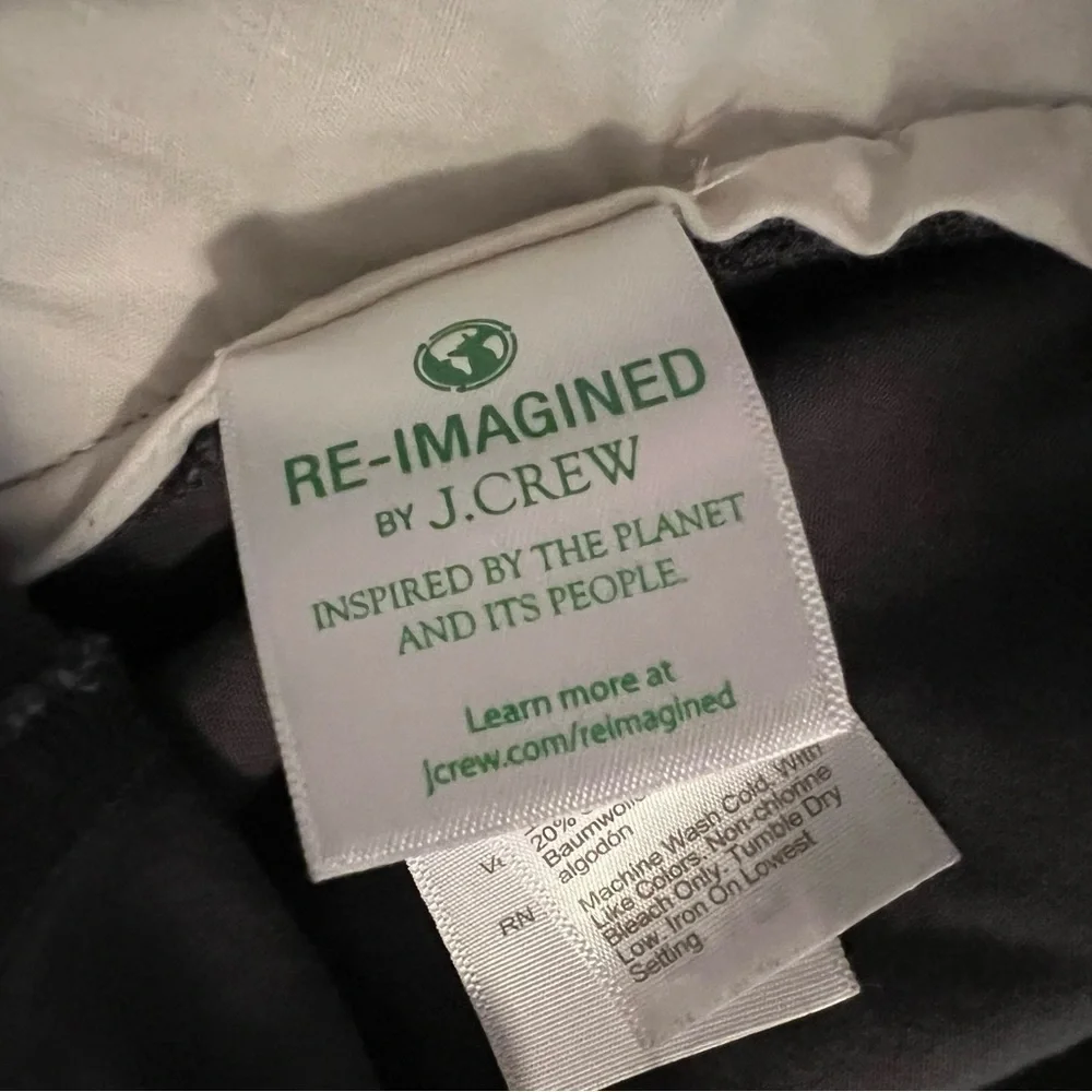 J. Crew Flex Slim Chino Pants 35x32 (inseam 30”) Gray Flat Front Slacks Trousers